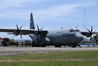 Bantuan RI ke Palestina, Dua C-130J TNI AU Singgah di Aceh Besar.(Foto:Dok)