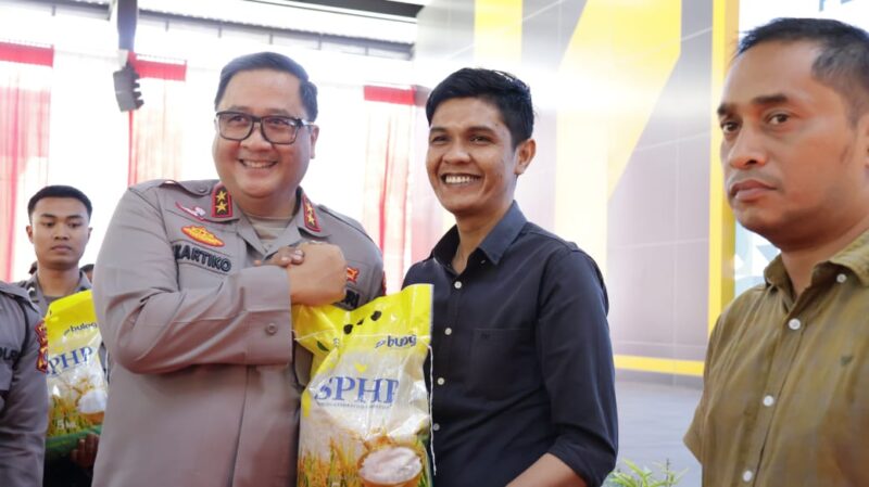 Polda Aceh dan Polres Jajaran Salurkan 65,5 Ton Beras Murah Lewat GPM