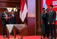M. Nasir Resmi Dilantik sebagai Sekda Aceh Definitif