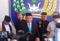 Kepala Kanwil Kemenkumham Aceh memberikan keterangan pers, 5.480 Napi di Aceh Dapat Remisi Umum pada HUT RI, 37 Langsung Bebas.(Foto : Dok.)