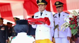 Dipimpin Wakil Gubernur, Upacara Penurunan Bendera di Aceh Berlangsung Khidmat.(Foto:Dok)