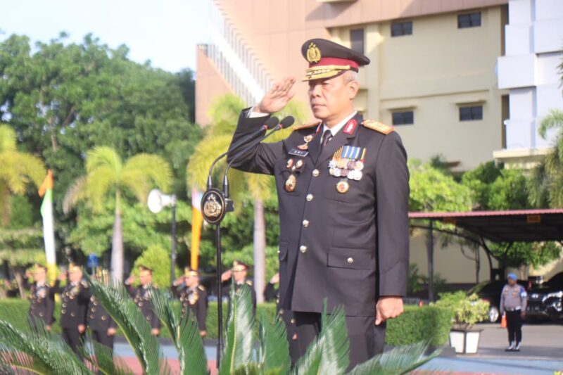 Brigjen Ari Wahyu Widodo Pimpin Upacara HUT ke-80 Kemerdekaan di Polda Aceh