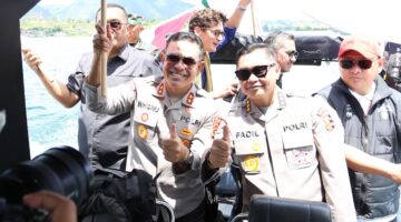 Kapolda Sumut dan Astamaops Polri Cek Pengaman F1 Powerboat 2025