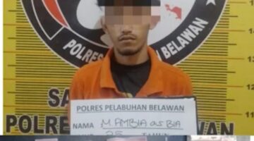 Sat Narkoba Polres Pelabuhan Belawan Tangkap Pengedar Narkoba Di Desa Lama