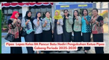 Pipas Lapas Kelas IIA Pancur Batu Hadiri Pengukuhan Ketua PIPAS cabang Periode 2025-2030