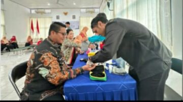 Rutan Tanjung Gelar Layanan Kesehatan Dan Donor Darah Sambut HUT ke-80 RI