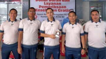 Semarak Kemerdekaan, Rutan Kelas I Medan Gelar Senam Sehat, Donor Darah Dan Pemeriksaan Kesehatan Gratis