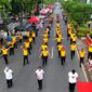  Dalam rangka menyemarakkan HUT Kemerdekaan Republik Indonesia ke-80, Polresta Banda Aceh menggelar kegiatan olahraga bersama masyarakat pada Minggu pagi (10/8/2025).