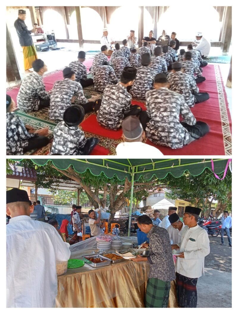 Grup Zikir Maulid dan Masyarakat dalam peringatan Maulid di Mesjid Tgk Di Pucok Krueng Beuracan Meureudu, Jumat (5-9-2025) foto dok.TLii