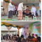 Penyerahan Santunan Anak yatim-piatu Dusun Teupin Peuraho oleh Geusyik Gampong,Tuha Peut dan Tgk. Imum Meunasah, Sabtu. (13-9-2025). Foto. Dok Jurnalis TLii.