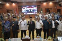 Wagub Aceh, Fadhlullah saat membuka rapat konsolidasi Satgas Kopdes Merah Putih di Banda Aceh, Selasa 2 September 2025.