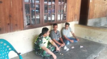 Babinsa Koramil 10/Pantan Cuaca Melaksanakan Komsos Dengan Warga Binaan