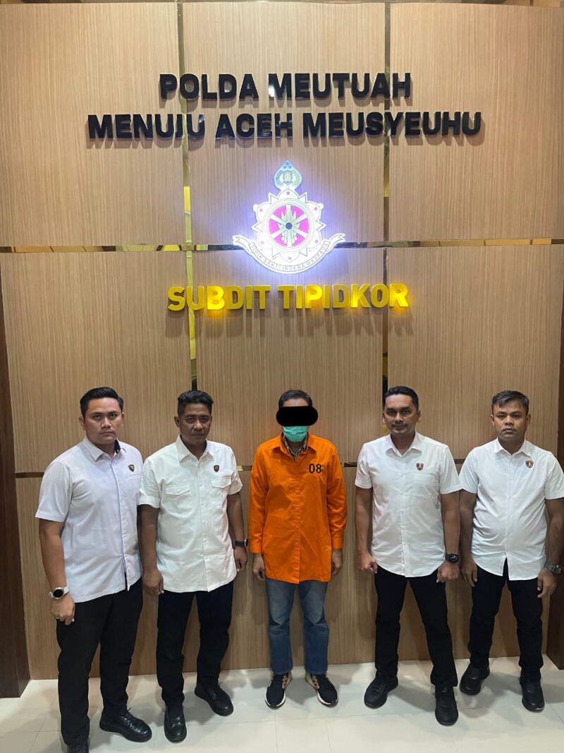 Penyidik Polda Aceh Resmi Menahan SMY, Tersangka Kasus Korupsi Wastafel