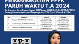 Tangkapan Layar pengumuman BKN Aceh. Jum'at (12-09-2025)