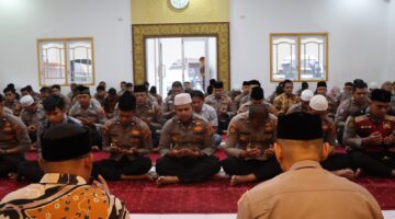 Perkuat Iman dan Semangat Tugas, Polres Aceh Selatan Laksanakan Do’a Bersama