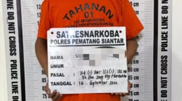 Polres Pematangsiantar Gagalkan Peredaran 56.02 gram Ganja di Jalan Ringroad,
