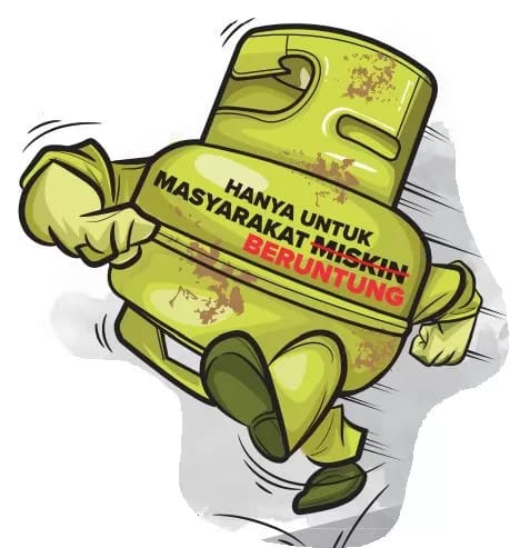 SUBSIDI SALAH SASARAN, GAS LPG 3 KG TERBATAS DIPANGKALAN , BANJIR DI ECERAN