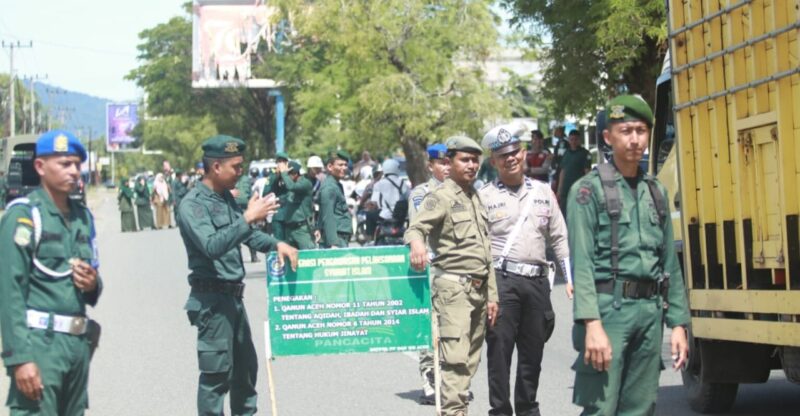 10 Pelanggar Syariat Terjaring Razia Satpol PP/WH Aceh