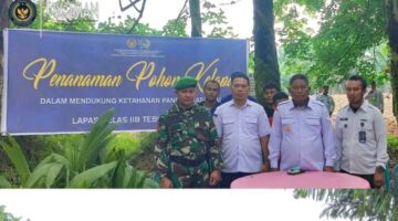Wujudkan Pangan Berkelanjutan, Lapas Tebing Tinggi Gandeng Stakeholder Tanam Pohon Kelapa.