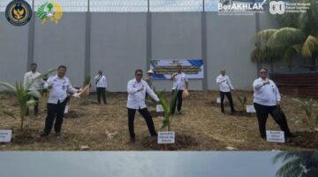 Lapas Binjai Tanam 50 Bibit Kelapa Hibrida Dukung Program Ketahanan Pangan Nasional