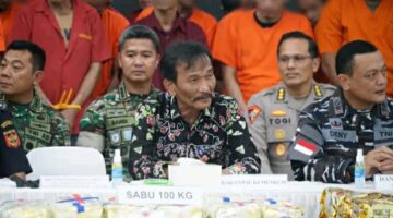 Kanwil Kemenkumham Sumut Hadiri Pemusnahan 1,7 Ton Narkoba Hasil Operasi Gabungan BNN RI Dan Polda Sumut