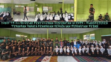 Prajurit Yonif TP-855/RD Berikan Penyuluhan Kesehatan Tentang Kenakalan Remaja Dan bahaya Sex Bebas di SMP N 1 Blangkejeren Tumbuhkan Disiplin akan  bahayanya Pergaulan Bebas di usia Remaja