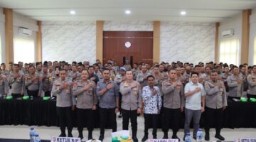 Polres Pidie Jaya Beri Arahan dan Pembekalan Personel untuk Pengamanan TPS Pilchiksung 2025