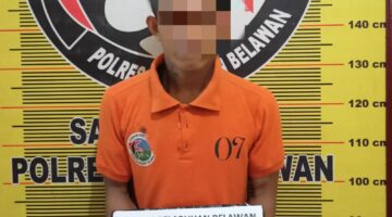Polres Pelabuhan Belawan Amankan 5 Pengguna Narkoba Saat Penyisiran Lokasi Rawan Tawuran