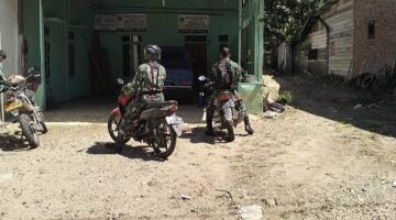 Cipta Kondisi, Babinsa Koramil 09/PB Lakukan Patroli Desa