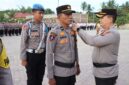 Kapolres Pidie Jaya AKBP Ahmad Faisal Pasaribu, S.H., S.I.K., M.H., memimpin apel pengukuhan jabatan Pamapta SPKT Polres Pidie Jaya di Lapangan Mapolres, Senin (27/10/2025)foto.Ist