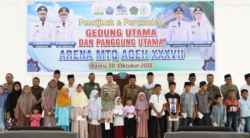 Kapolres Pidie Jaya Hadiri Peusijuk dan Peresmian Gedung Utama MTQ Aceh XXXVII, Tanda Kesiapan Kabupaten Menjadi Tuan Rumah