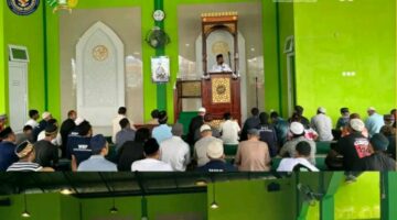 Warga Binaan Lapas Binjai Laksanakan Sholat Jumat Penuh Khidmat di Masjid At-Taqwa