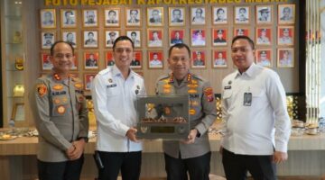 Perkuat Sinergi Penegakan Hukum, Kepala Rutan Kelas I Medan Silaturahmi Ke Polrestabes Medan