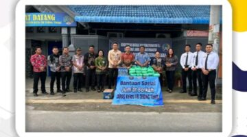 Tebar Kebaikan Jumat Berkah di Gerbang Lapas Tebing Tinggi, Masyarakat Nikmati Sarapan Gratis.