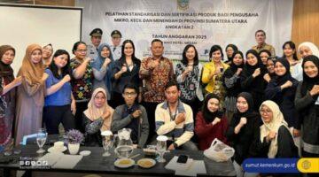 Kanwil Kemenkum Sumut Dorong UMKM Daftarkan Merek dan Rahasia Dagang Lewat Pelatihan Standardisasi Produk
