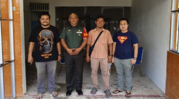 Babinsa Koramil 12/HP Laksanakan Monitoring dan Silaturahmi ke Dapur Makan Bergizi Mitra SPPG Yayasan Afika Mandiri Kelumpang Kebun