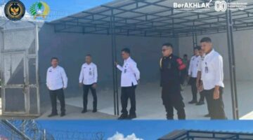 Tingkatkan Kedisiplinan dan Keamanan, Lapas Kelas IIA Binjai Laksanakan Kontrol Blok Hunian