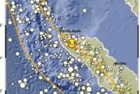 Tangkapan Layar website BMKG. Selasa,28/10/2025.