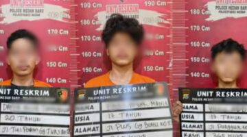 Unit Reskrim Polsek Medan Baru Ringkus Komplotan Begal Residivis di Medan
