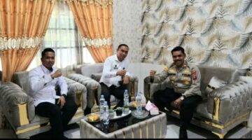 Perkuat Sinergi dan Kolaborasi Rutan Tanjung Pura Kunjungi Polsek Tanjung Pura