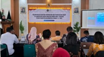 Bapas Palangka Raya Ikuti Sosialisasi Penyusutan dan Pemusnahan Arsip di Lingkungan Ditjenpas Kalteng