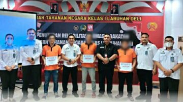 Rutan Kls I Labuhan Deli Tutup Program Rehabilitasi Pemasyarakatan, 30 WBP Sukses Jalani Pembinaan