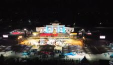 Tangkapan Layar suasana Malam hari gedung utama MTQ.Aceh Pidie Jaya. (30/10) . Dok jurnalis TLii..