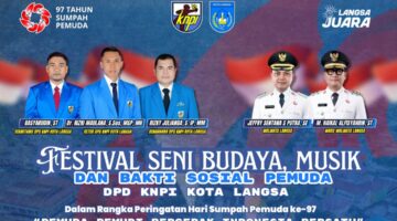 DPD KNPI Gelar Berbagai Kegiatan Peringati Hari Sumpah Pemuda Ke-97 di Kota Langsa
