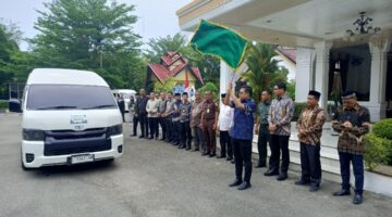 Walikota Langsa Lepas Keberangkatan Kafilah MTQ XXXVII Aceh Tahun 2025