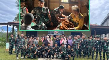 Gelar Serbuan Teritorial, Yonif TP 855/RD Pererat Kemanunggalan TNI dengan Masyarakat di Gayo lues