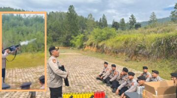 Latihan Gabungan Polres Gayo Lues dan Brimob: Tingkatkan Kemampuan Menembak Gas Air Mata