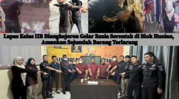 Lapas Kelas IIB Blangkejeren Gelar Razia Serentak di Blok Hunian, Amankan Sejumlah Barang Terlarang