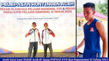 Kontingen Aceh Dilepas ke POPNAS XVII, Atlet Gayo Lues Jadi Sorotan Berkat Ketekunan dan Prestasi