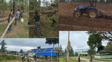 Yonif TP 855/RD Perkuat Mandiri Pangan Nasional Melalui Integrasi Peternakan Dan Pertanian yang terus dikembangkan